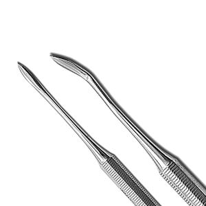 Pousse-cuticules et extracteur d'ongles double extrémité en acier à haute teneur en carbone, réutilisable et durable, pour l'élimination des ongles incarnés et la manucure - Product Image 3