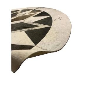 Alfombras de cuero de vaca hechas a mano de alta calidad tejido de algodón a rayas Patchwork antideslizante estilo persa para mascotas para el área del hogar - Product Image 1