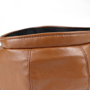 Boina de Cuero Marrón Unisex Casual Primavera Otoño 56-58CM Estilo Adulto - Product Image 3