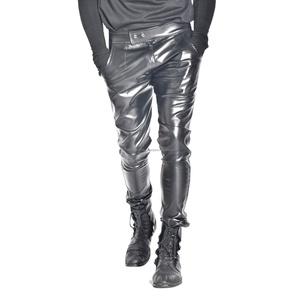 Men's Breathable Motorbike Leather <b>Trouser</b> High Quality Genuine Cowhide Leather Customizable OEM Service Motorcycle Riding Pants - Product Image 1