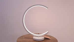 Modern LED Desk Lamp 10W Warm White <b>Push</b> dimmer Minimalist Design for Bedroom Table <b>Lighting</b> - Product Image 3