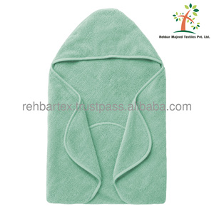 Serviette de bain à capuche pour bébé en coton 100% de luxe, extra douce, absorbante et confortable, serviette de bain pour bébé multicolores pour garçons et filles - Product Image 2