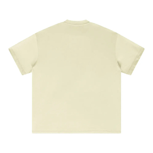 เสื้อยืดคอกลมคุณภาพสูง ผ้าคอตตอน 100% หนัก 305 GSM สไตล์สตรีทแวร์ สำหรับผู้ชาย พิมพ์โลโก้ได้ตามต้องการ รุ่นซัมเมอร์ - Product Image 4