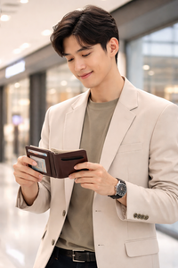 Wriza Fashion Microfiber Credit Card Holder Slim <b>RFID</b> <b>Blocking</b> Bifold <b>Wallet</b> for Men and Women Durable Lightweight Design - Product Image 3