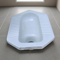 WC à la turque GT Pan Eastern Diamond en céramique, toilettes asiatiques en porcelaine, WC à poser au sol, articles sanitaires