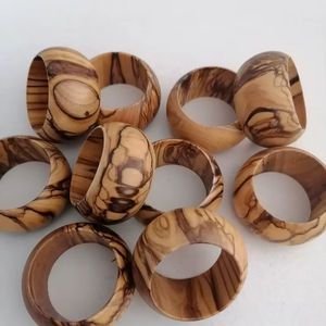 แหวนรองผ้าเช็ดปากแบบปรับแต่งได้ วัสดุหลากหลาย เป็นมิตรกับสิ่งแวดล้อม ทันสมัย สำหรับตกแต่งโต๊ะในทุกโอกาส - Product Image 1