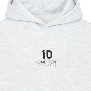 เสื้อฮู้ดพิมพ์ลายสคริปต์แบบยูนิเซ็กซ์ ผ้าฝ้ายคลาสสิก ทรงหลวม สวมใส่สบาย เหมาะกับทุกวัน สไตล์สตรีทแวร์ ขายส่ง โรงงานรับผลิตแบบ OEM ODM - Product Image 3