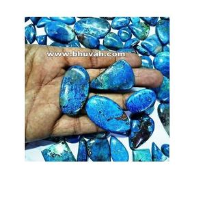 พลอยอะซูไรต์สีฟ้าแบบหลวมกำหนดขนาดเองได้ - Product Image 4