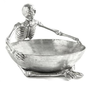Tazón para servir comida de forma redonda con acabado en esmalte de estilo único para mesa de comedor, tazón decorativo para servir comida. - Product Image 6