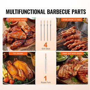 Máquina Eléctrica para Shawarma, Asador de 2 Varillas para Pollo Gyro y Asados, Horno de Alta Capacidad para Barbacoa - Product Image 5