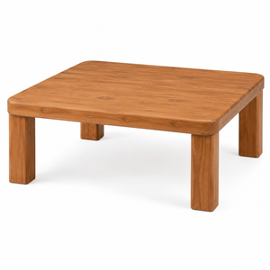 Modern Square Solid Wood Dining <b>Table</b> Eco-Friendly Minimalist Design Stable Apartment Home Furniture - Product Image 1