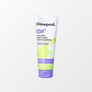 Nettoyant visage GLOWPOOL Glowful Cica BHA Deep Clean Foam Cleanser Fabriqué en Corée Centella Asiatica - Product Image 3