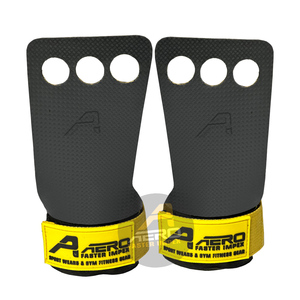 AERO FASTER IMPEX 3-Hole Neoprene <b>Hand</b> Grips Anti-Slip Fitness Equipment for Gym Workouts - Product Image 3