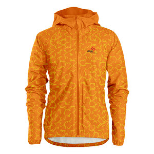 Veste coupe-vent à capuche personnalisée OEM, sublimée, coupe-vent, imperméable, pour la course à pied, l'entraînement, les sports de plein air - Product Image 4