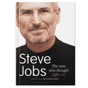 Steve Jobs, el hombre que pensaba diferente, por la autora Karen Blumenthal, libro de bolsillo con tapa blanda personalizada. - Product Image 1