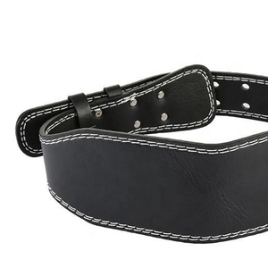 Cinturones de Cuero Resistentes para Entrenamiento de Fuerza, Cinturón de Powerlifting con Cierre de Hebilla, con Logotipo, Talla y Color Personalizados - Product Image 3