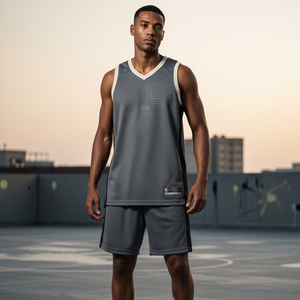 Custom Sublimation Basketball Uniform Set Breathable Mesh Quick Dry Team Jersey <b>Shorts</b> Wholesale Men Training Sportswear - Product Image 6