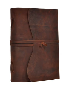 Cuaderno de Cuero Vintage Hecho a Mano, 120 Hojas, Planificador Espiral, Cubierta de Papel Rústico, Tamaño A3/A4, Cuadernos Suaves sin Líneas - Product Image 2