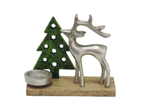 Artesign - Decoración Moderna y Duradera de Conejito y Huevo de Pascua en Níquel y Aluminio con Patrones Florales Bordados - Product Image 3