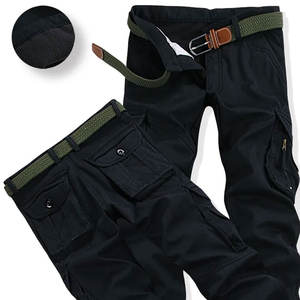 Pantalones Cargo para Hombre con Múltiples Bolsillos y Corte Relajado para Uso Diario, Pantalones Cargo Resistentes Diseñados para el Trabajo - Product Image 4