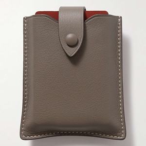 Premium Quality <b>Poker</b> Card Case Custom Wholesale Handmade Classic Mini Portable Genuine Leather Playing Cards Storage Case - Product Image 4