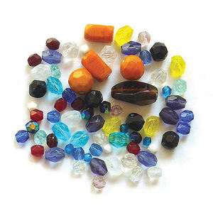 Colección de Cuentas de Vidrio Multicolor Facetadas de 9mm de Alta Calidad, Estilo Swarowski, Fabricadas en India, para Diseño de Joyería y Manualidades - Product Image 1