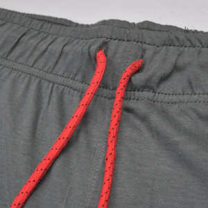 กางเกงวอร์มขายาวเอวสูงสำหรับผู้ชาย ผ้าฝ้าย 100% ซิปสีเข้ม สไตล์สตรีท สามารถเลือกสีได้ - Product Image 3