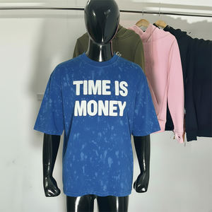 T-shirt pour homme de haute qualité, coupe ample, 100% coton, coupe classique, logo personnalisé sur le devant, impression sérigraphique, respirant, écologique, décontracté - Product Image 5