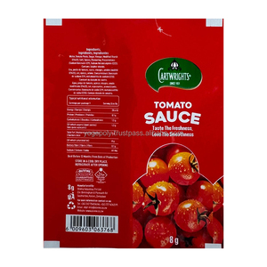 Excellent Quality Bulk Sale Food Grade Center Seal Multicolor Gravure Printed Plastic Bags Sauce Packaging Pouch from India - Product Image 1