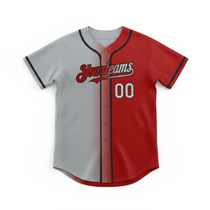 Nouveau maillot de baseball personnalisé cousu, respirant, à séchage rapide, 100% polyester, pour adultes, compétition, haute qualité - Product Image 5