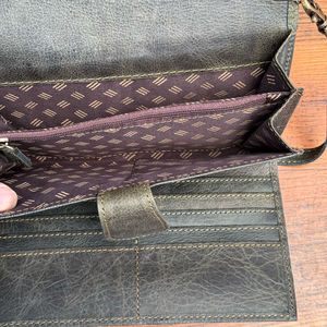 กระเป๋าคลัทช์สะพายไหล่ขนาดใหญ่หนังแท้หรูหราสำหรับผู้หญิงดีไซน์ใหม่ & กระเป๋าใส่บัตรกระเป๋าถือสไตล์แฟชั่น - Product Image 6