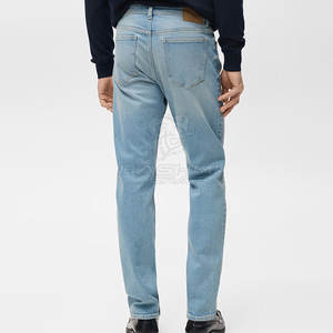 Pantalones Vaqueros Casuales para Hombre, Estilo Moderno y Duradero, Tejido Transpirable y Ligero, Cómodos para Largas Jornadas de Trabajo - Product Image 3