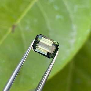Turmalina natural, gema tallada en esmeralda, piedra suelta facetada para la fabricación de joyería fina, suministro de joyería. - Product Image 2
