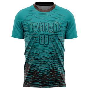 Maillot de football personnalisé Équipe nationale Haute qualité Vente en gros 100% Polyester Mexique Extérieur Col en V Rayé Manches Courtes - Product Image 2