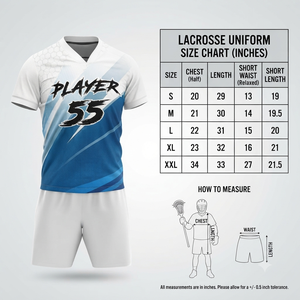 Uniforme de lacrosse personnalisé haut de gamme avec nom d'équipe, numéro et logo personnalisés et tissu athlétique haute performance anti-humidité - Product Image 6