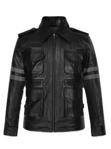 Veste en cuir Leon Kennedy Resident Evil 6 - Product Image 1