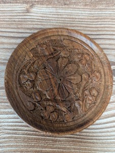 Home Decor Pentagram Round Wooden <b>Incense</b> Holder for <b>Incense</b> Sticks and <b>Cones</b> Vintage Mango Wooden Pentacle <b>Incense</b> Burner Hold - Product Image 2