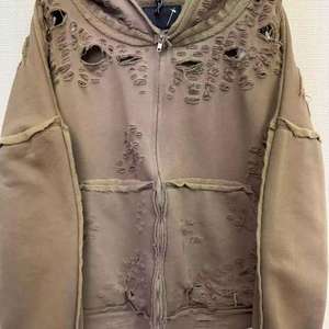 Sweat à capuche pour homme de haute qualité, à manches longues, confortable, thermique, style hiver, grande taille, uni, avec capuche effet vieilli - Product Image 3