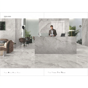 Dalles de porcelaine effet marbre extra larges 1200x2400mm pour projets muraux et de sols modernes et luxueux dans les halls et salles à manger - Product Image 4