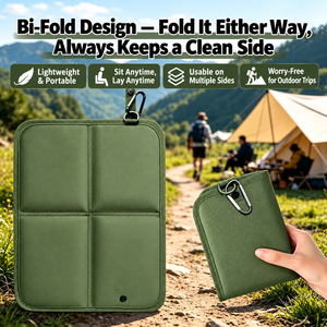 Portable Waterproof Foldable <b>Seat</b> Cushion Outdoor Camping Hiking Picnic Sitting <b>Pad</b> Lightweight <b>Foam</b> <b>Seat</b> Mat with Carabiner - Product Image 1