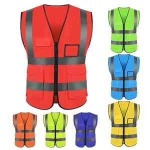 Alta visibilidad Hi Vis Seguridad en el trabajo Ropa reflectante Poliéster Algodón Chaleco reflectante Chaqueta Tira Para seguridad personal - Product Image 6