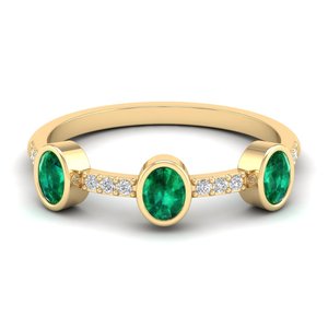 Anillos de Moissanita con Certificación GRA de Plata de Ley 925 a Precio de Mayoreo REYES, Anillo de Compromiso de Lujo con Gema de Esmeralda, Joyería Fina - Product Image 6