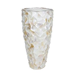 Usine de haute qualité au vietnam, Vase de sol en nacre fait à la main, Vase en coquillage blanc, Vase en coquillage, pays-bas - Product Image 6