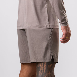 Shorts décontractés en toile respirante à séchage rapide, coupe ample, avec cordon de serrage, design baggy, logo du fabricant OEM, pour l'été - Product Image 3