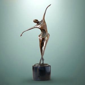 Escultura Moderna de Aluminio Fundido Diseñada para Mejorar el Estilo Interior con una Forma Equilibrada y una Armonía Visual - Product Image 1