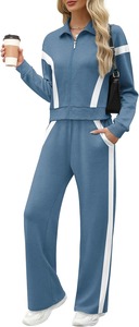 Survêtements de jogging personnalisés avec logo, tenues sportives décontractées, ensembles de survêtements pour femmes, ensemble 2 pièces - Product Image 4