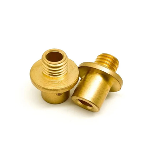 Pièces de manomètre en laiton industriel, composants usinés de haute précision pour des applications fiables d'assemblage de manomètres - Product Image 1