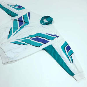 Wholesale <b>Retro</b> 90s Vintage Windbreaker Set Custom Men Women Sportswear <b>Tracksuit</b> Two Piece Jogger Sets Windproof Activewear - Product Image 2
