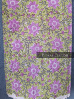 Couverture pour garçons en tissu floral 100% coton pur, teinture naturelle, imprimé au bloc artisanal de haute qualité, écologique, biologique, légère et respirante
