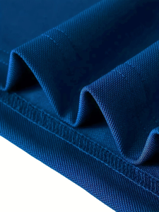 Camisa de Verano para Hombre, Estilo Casual de Negocios, Color Sólido, Cuello Golf, Manga Corta, Suave y Cómoda, Tejido Transpirable y Lavable a Máquina - Product Image 5